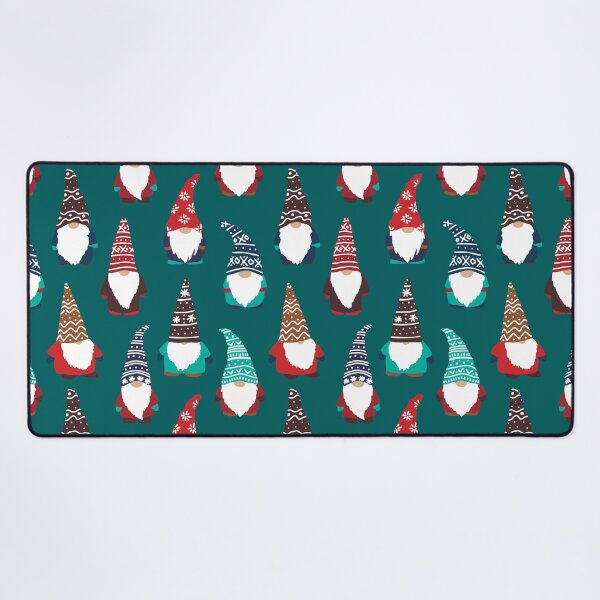 Item preview, Cute Winter Tomten Gnomes in Pine Green designed and sold by YesterdayColl.