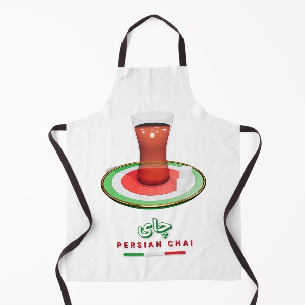 Item preview, Persian Chai 3D – Iranian Tea Glass Flag Colors designed and sold by XapicX Slow Club.