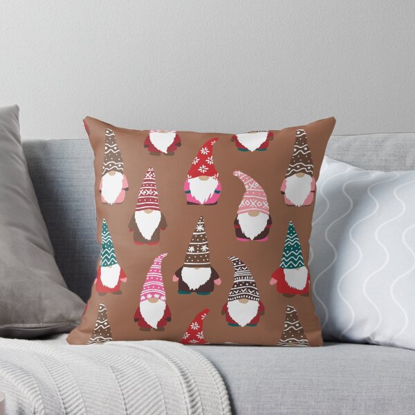 Item preview, Cute Winter Tomten Gnomes in Gingerbread Brown designed and sold by YesterdayColl.