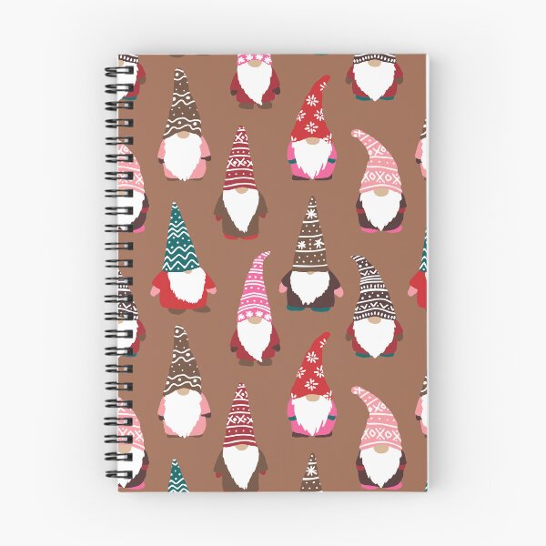 Item preview, Cute Winter Tomten Gnomes in Gingerbread Brown designed and sold by YesterdayColl.