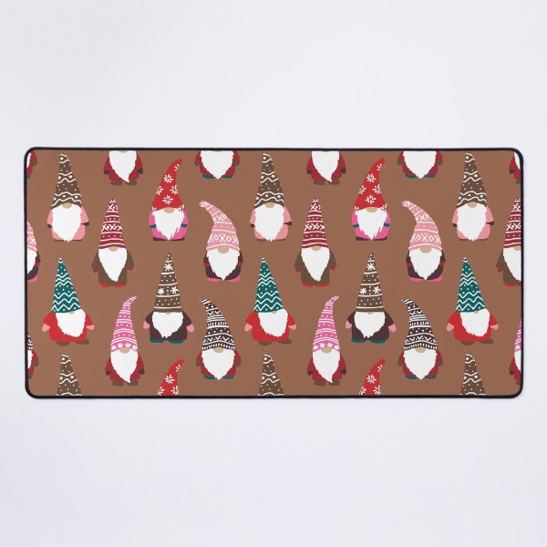Item preview, Cute Winter Tomten Gnomes in Gingerbread Brown designed and sold by YesterdayColl.