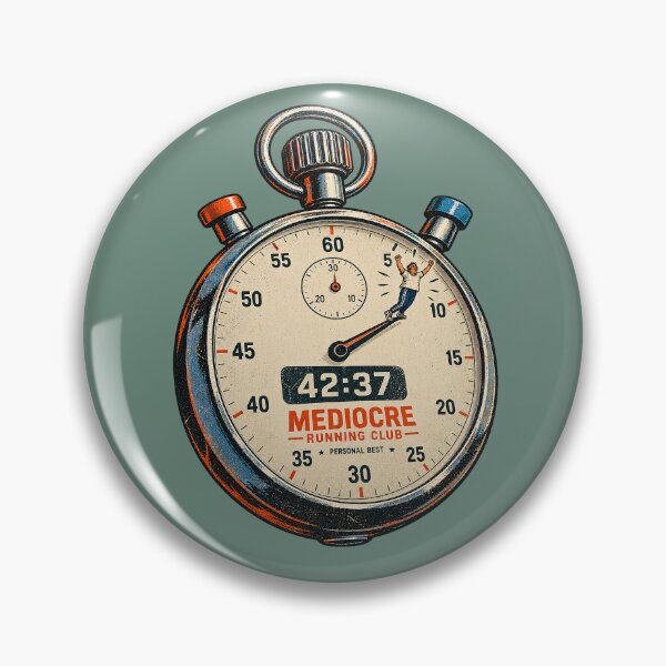 Item preview, Mediocre Running Club, Retro Stopwatch Running. designed and sold by Endless7Art.