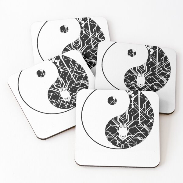 Item preview, Yin Yang circuit 2 designed and sold by Good Bad Bot.