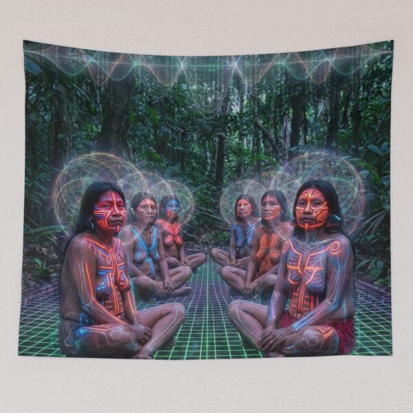 Item preview, Soul and Consciousness · Shamanic Journey | Sacred Visionary Psychedelia designed and sold by RoninGangStudio.