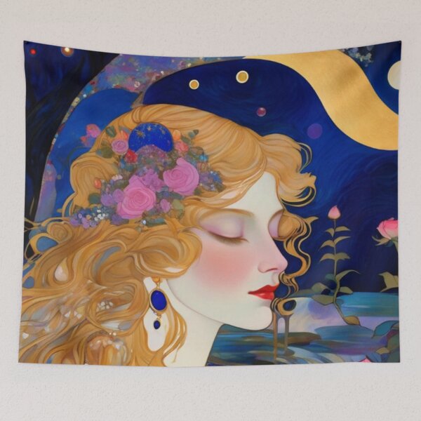 Item preview, A Moonlit Garden designed and sold by TheDarkWardrobe.