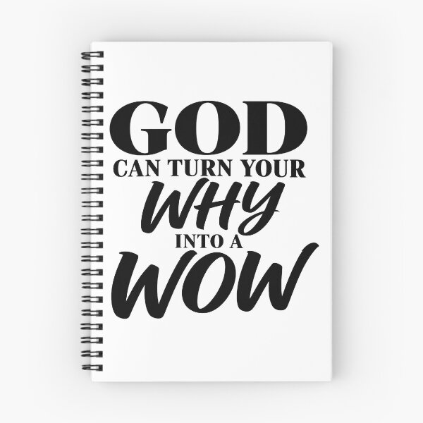 Item preview, god can turn your why into a wow designed and sold by OCD_JESSICA.
