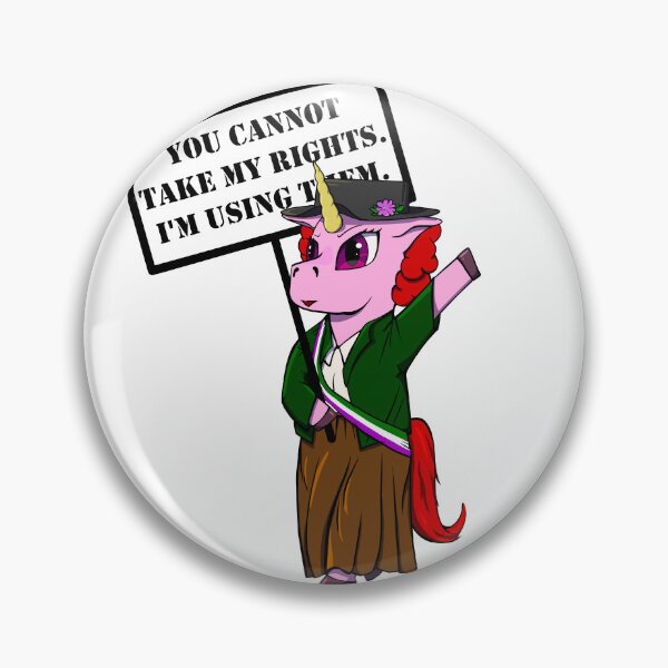 Item preview, Suffragette Unicorn - Cannot Take My RIghts designed and sold by Batmantis275.