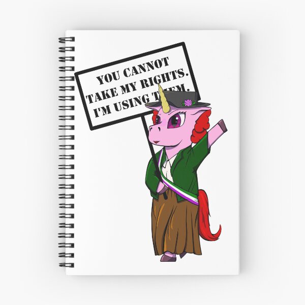 Item preview, Suffragette Unicorn - Cannot Take My RIghts designed and sold by Batmantis275.