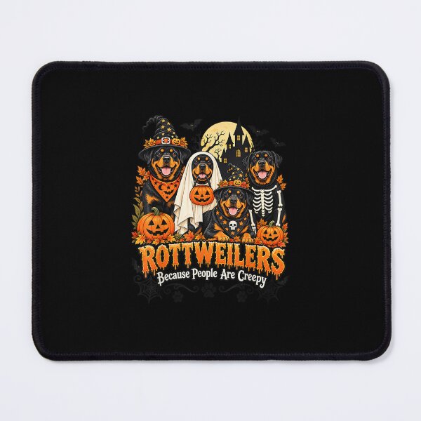 Item preview, Rottweilers Because People are Creepy Halloween Dog Costume designed and sold by MatherFisher.