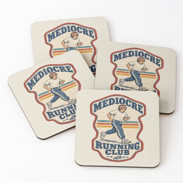 Item preview, Mediocre Running Club, Retro Runner Badge. designed and sold by Endless7Art.