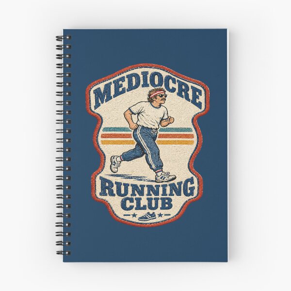 Item preview, Mediocre Running Club, Retro Runner Badge. designed and sold by Endless7Art.