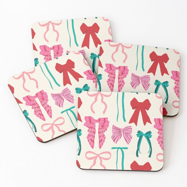 Item preview, Preppy Holiday Bow Wall in Cream designed and sold by YesterdayColl.