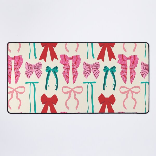 Item preview, Preppy Holiday Bow Wall in Cream designed and sold by YesterdayColl.