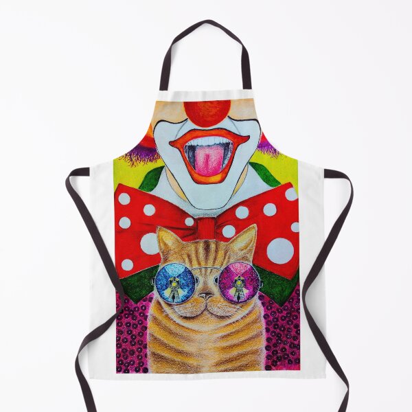 Item preview, The Cosmic Clown Cat designed and sold by shartistsh.