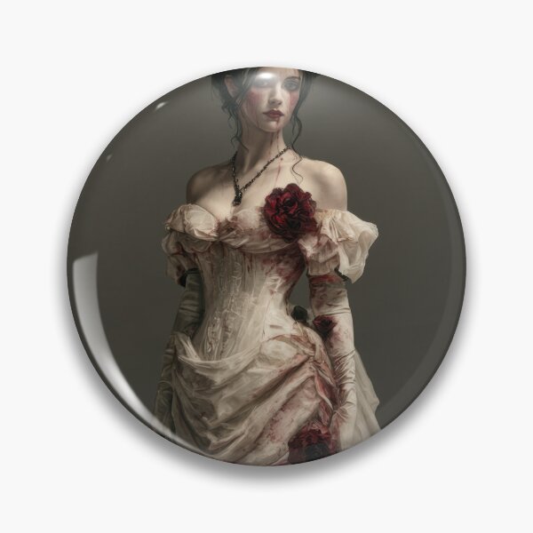 Item preview, Gothic Victorian Bride in Bloodstained Ivory Gown designed and sold by Shannon Hilson.