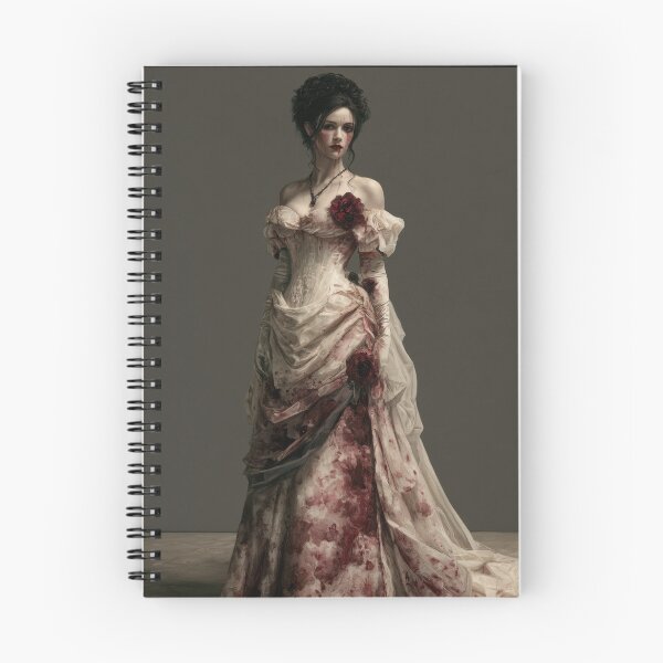 Item preview, Gothic Victorian Bride in Bloodstained Ivory Gown designed and sold by Shannon Hilson.