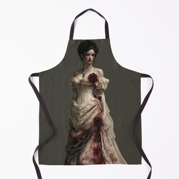 Item preview, Gothic Victorian Bride in Bloodstained Ivory Gown designed and sold by Shannon Hilson.