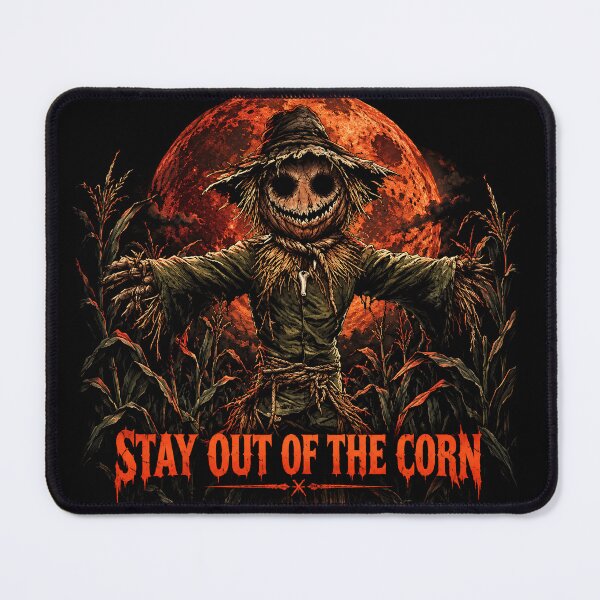 Item preview, Stay Out Of The Corn - Creepy Scarecrow Halloween designed and sold by thirtyonestars.
