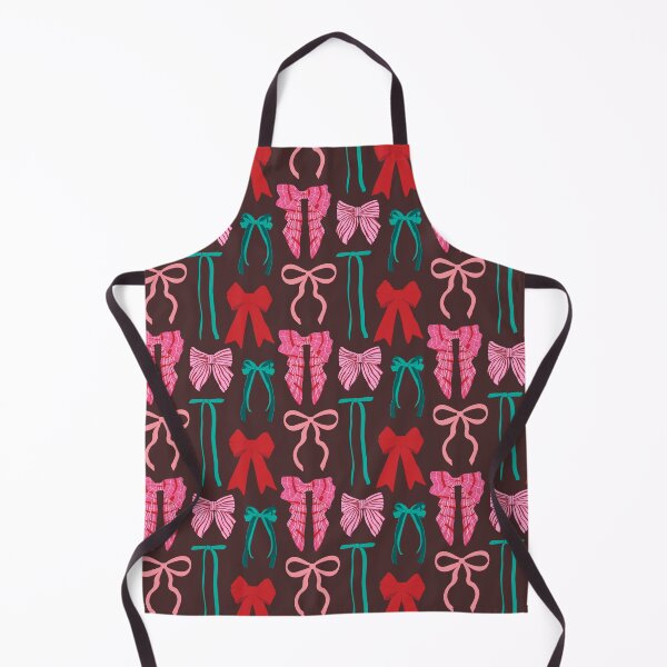Item preview, Preppy Holiday Bow Wall in Chocolate Brown designed and sold by YesterdayColl.