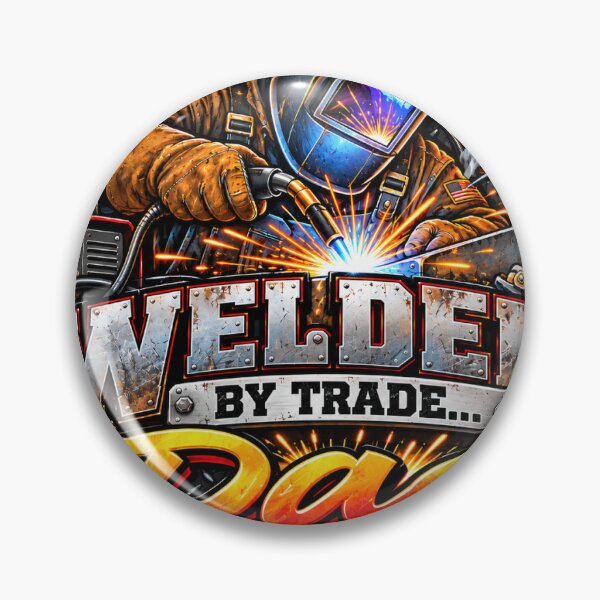Item preview, Funny Welder Dad By Trade By Choice Humor designed and sold by 198tees.