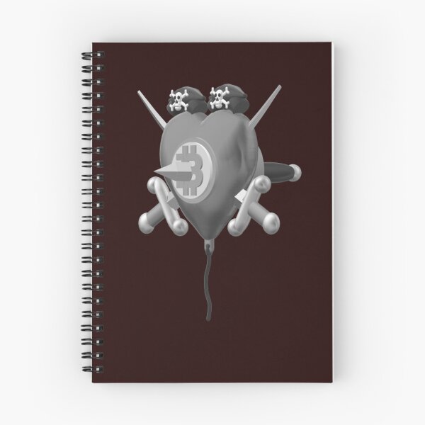 Item preview, Bitcoin Heartbreak - Grey designed and sold by dakotakoin.