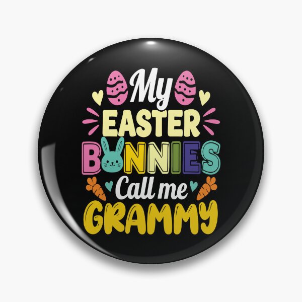 Item preview, Funny Easter Bunny Grandma Typography T-Shirt Design designed and sold by khatib2025.