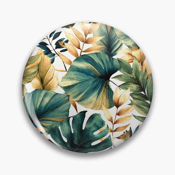 Item preview, Boho Tropical Green And Golden Palm Leaves Designs designed and sold by DEC02.