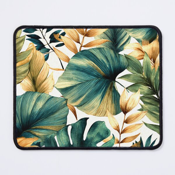 Item preview, Boho Tropical Green And Golden Palm Leaves Designs designed and sold by DEC02.