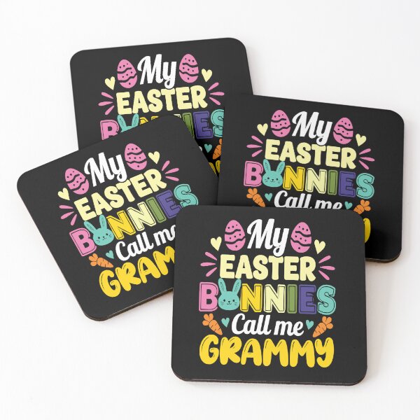 Item preview, Funny Easter Bunny Grandma Typography T-Shirt Design designed and sold by khatib2025.