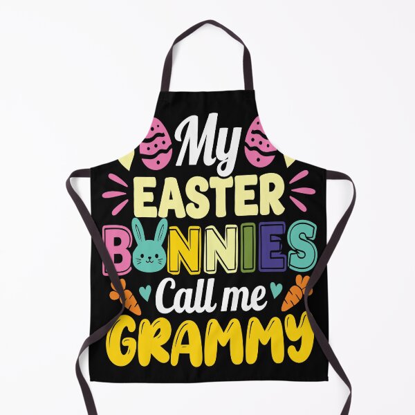 Item preview, Funny Easter Bunny Grandma Typography T-Shirt Design designed and sold by khatib2025.