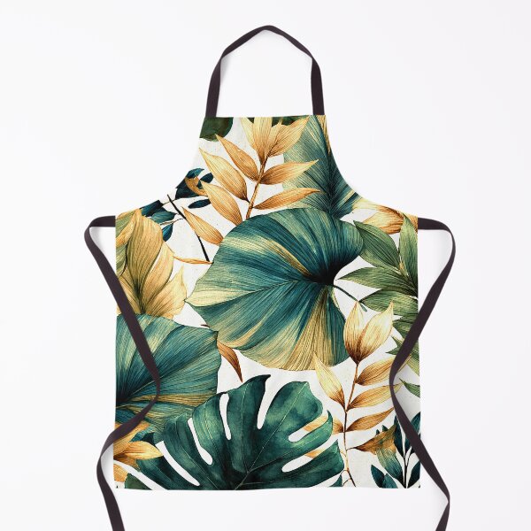 Item preview, Boho Tropical Green And Golden Palm Leaves Designs designed and sold by DEC02.
