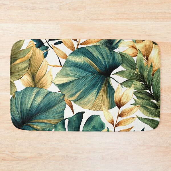 Item preview, Boho Tropical Green And Golden Palm Leaves Designs designed and sold by DEC02.