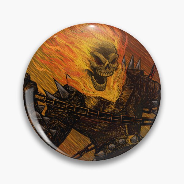 Item preview, Bad to the Bone, Johnathon "Johnny" Blaze (Ghost Rider) designed and sold by oilmonsta.
