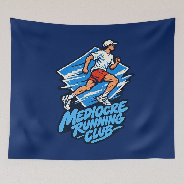 Item preview, Mediocre Running Club, Retro Running. designed and sold by Endless7Art.