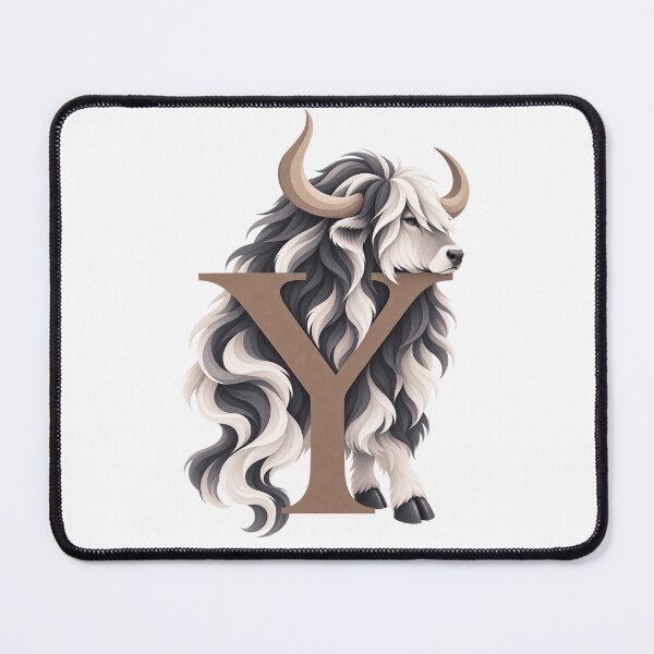 Item preview, Yak Letter Y Art designed and sold by tmoca.