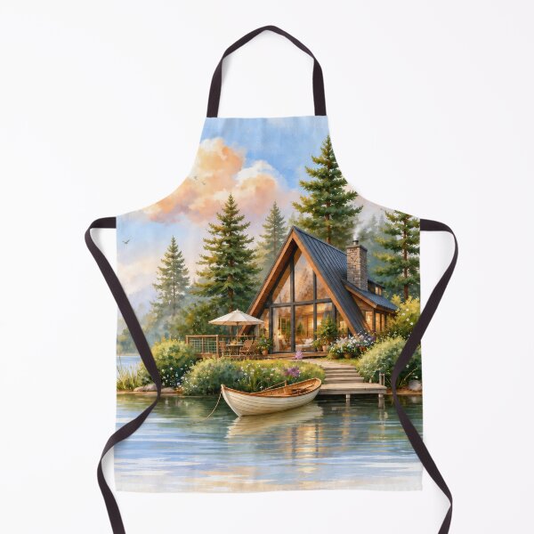 Item preview, Cozy Frame Cabin Lakefront Escape designed and sold by scicilysimonee.