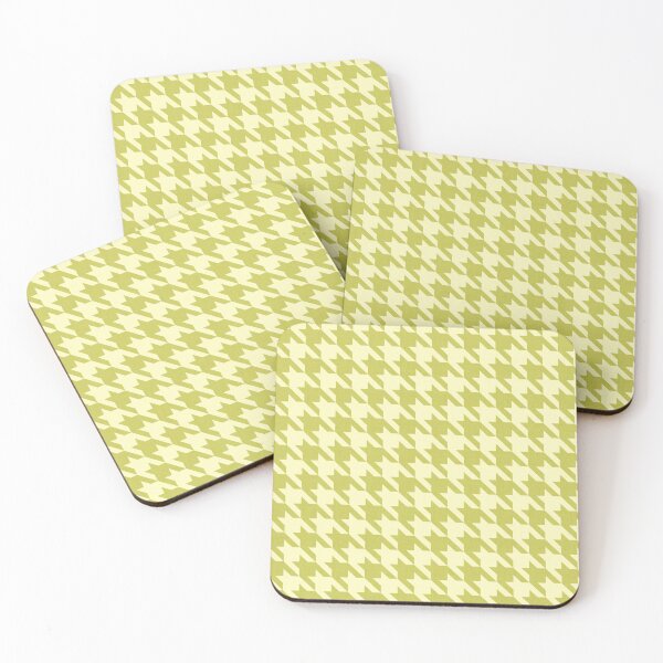 Item preview, Lime Green Classic Houndstooth Check Pattern designed and sold by FrancesPoff.