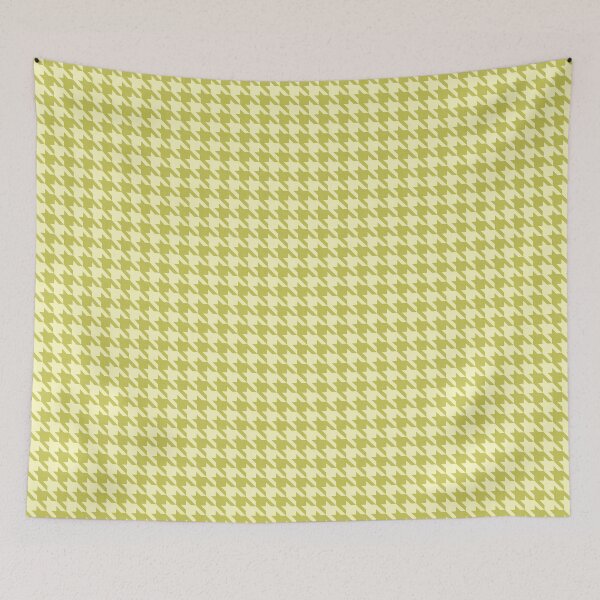 Item preview, Lime Green Classic Houndstooth Check Pattern designed and sold by FrancesPoff.