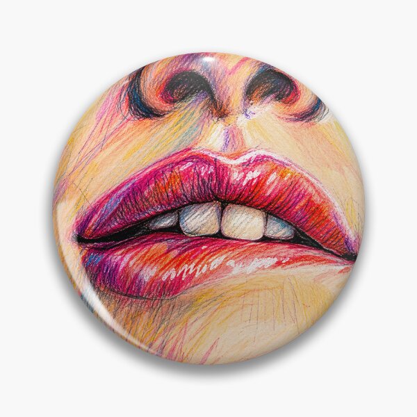 Item preview, A lady biting her lip designed and sold by Doug Paints.