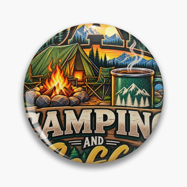 Item preview, Funny Dad Camping And Coffee Outdoor Humor designed and sold by 198tees.
