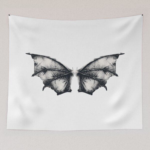 Item preview, Spooky Vintage Bat Wings designed and sold by AnimaliaStar.