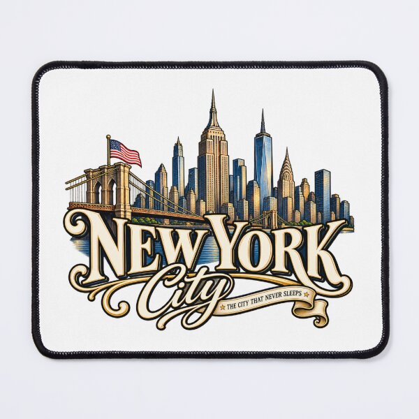Item preview, New York City Vintage Skyline designed and sold by SimsimahLaughs.