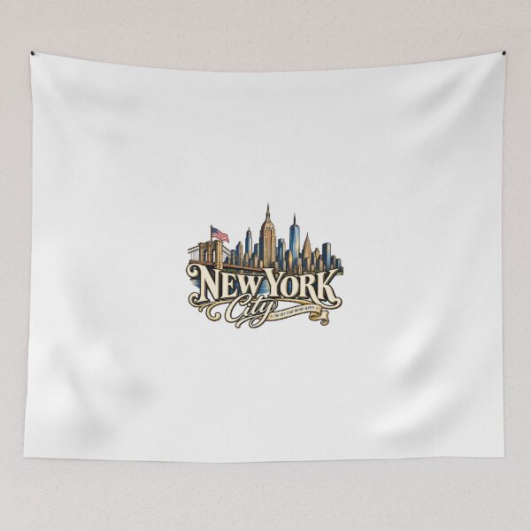 Item preview, New York City Vintage Skyline designed and sold by SimsimahLaughs.