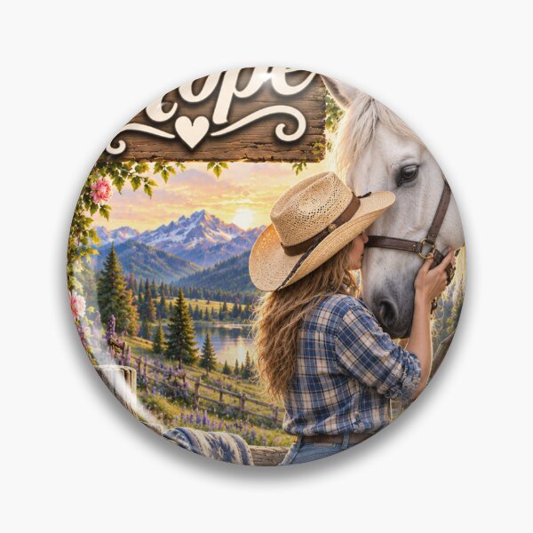 Item preview, Horse Girl Inspirational Name Art designed and sold by JCMcDanry.