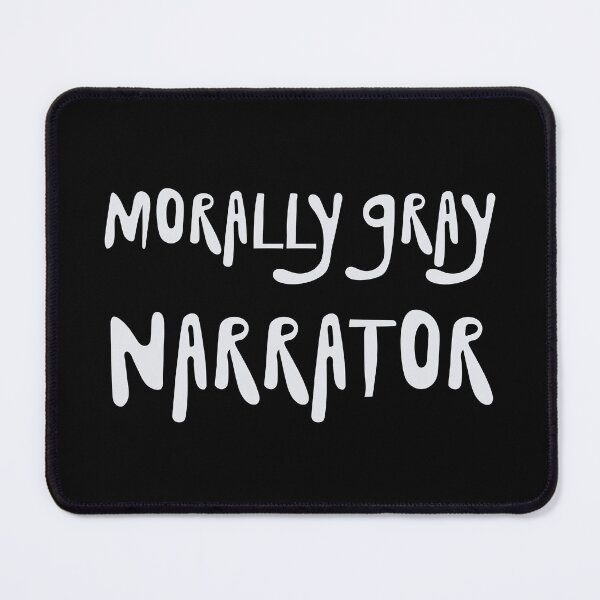 Item preview, Morally Gray Book Lover Humor designed and sold by Renata illustrata.