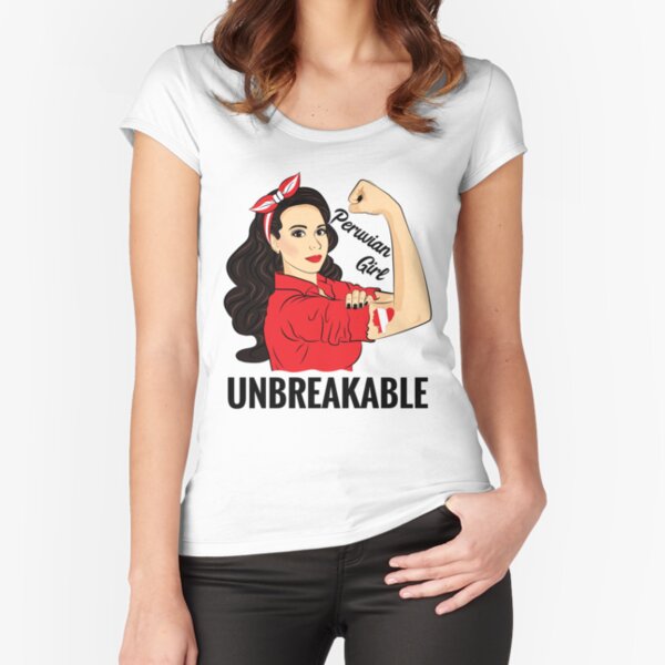 Item preview, Peruvian Flag Girl Unbreakable Peru designed and sold by ZNOVANNA.
