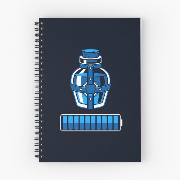 Item preview, Mana Potion Full Energy Battery Blue Magic Bottle designed and sold by KiwiRider.