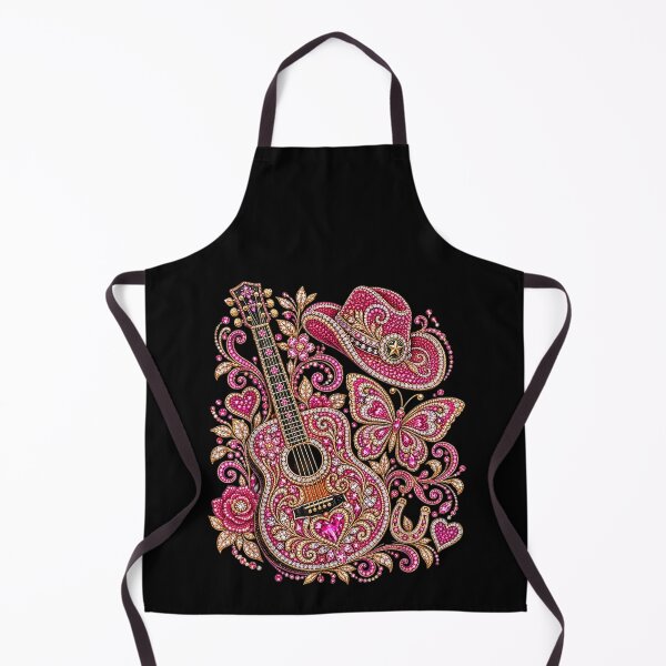 Item preview, Pink Bling Cowgirl Guitar Western Rhinestone designed and sold by MatherFisher.