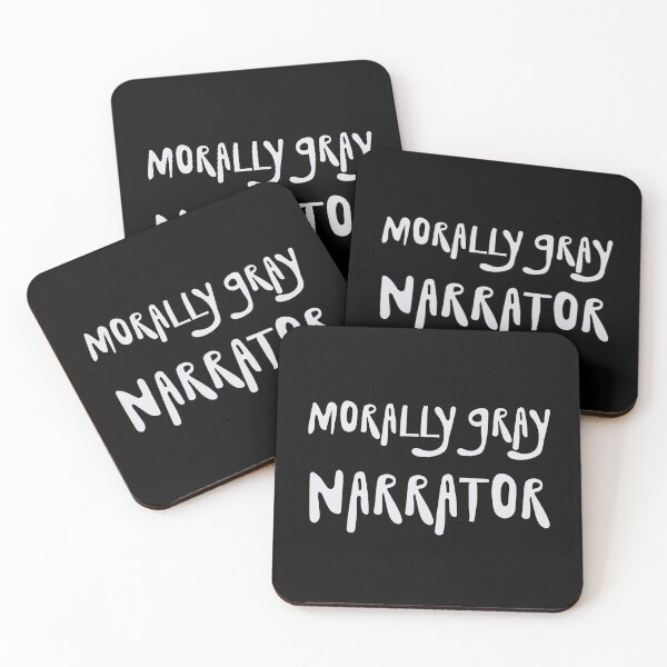 Item preview, Morally Gray Book Lover Humor designed and sold by Renata illustrata.