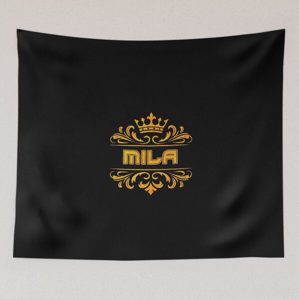 Item preview, Mila Personalized Name With Crown - Cool & Custom Gift for Girls, Teens designed and sold by Oussinc.